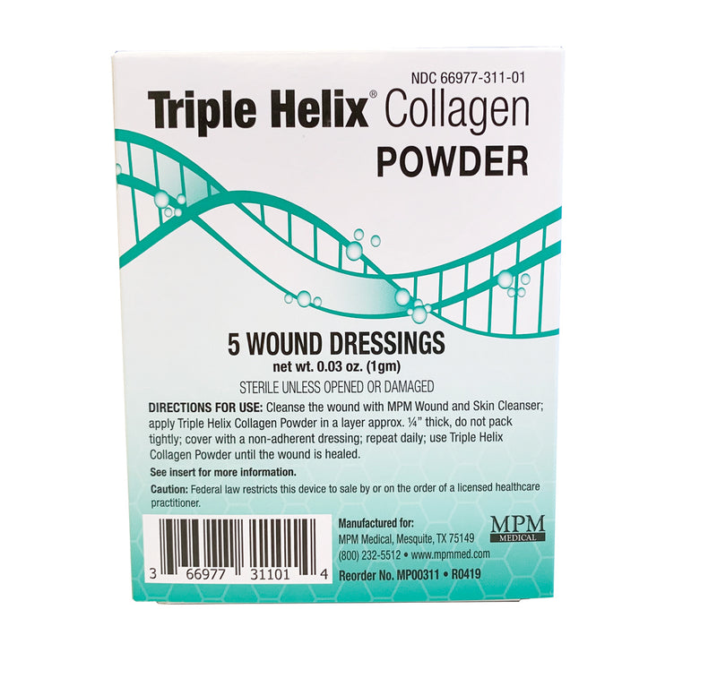 MPM Triple Helix Collagen Powder Wound Dressing
