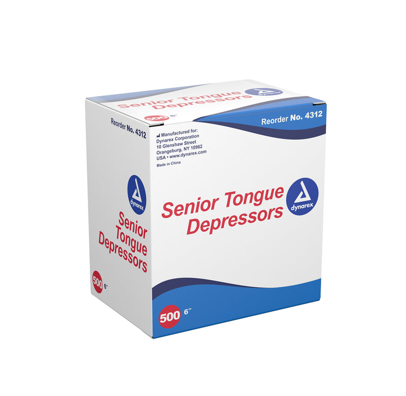 Dynarex Non-Sterile Wood Tongue Depressor