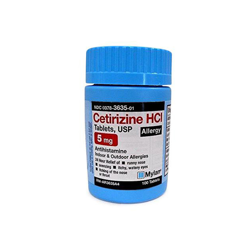 Cetirizine HCI Antihistamine Tablets