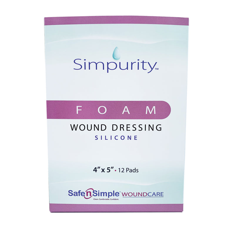 Simpurity Non-Adhesive Foam Dressing With Silicone
