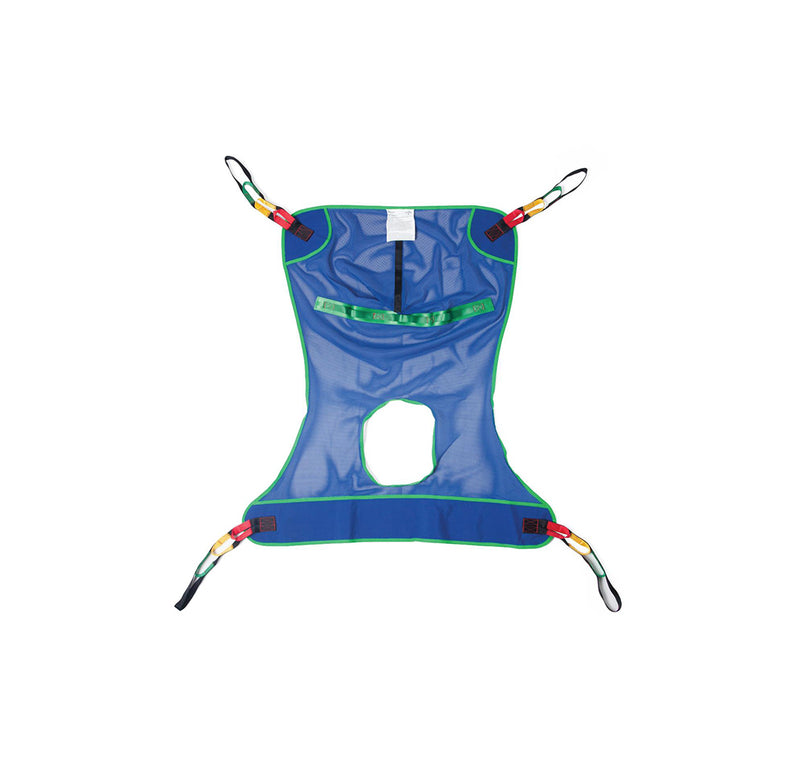 Medline Reusable Full-Body Mesh Sling with Commode