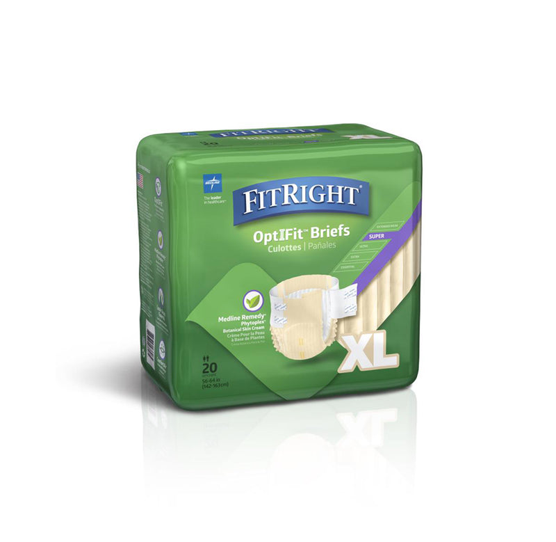 Medline FitRight Restore Super Incontinence Briefs with Remedy Phytoplex