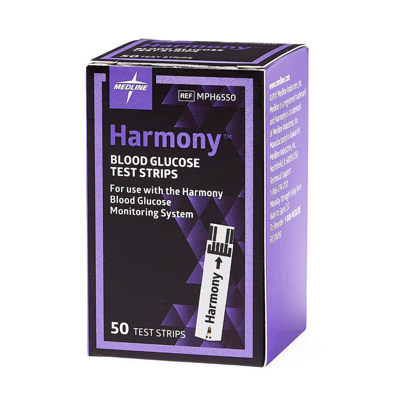Medline Glucose Test Strips for Harmony Meter